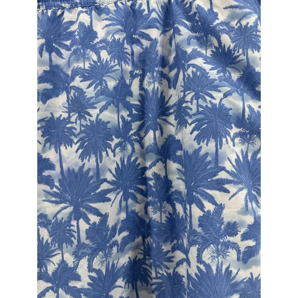 Peter Millar Seaside‎ Collection Swim Trunks Mens XXL Palm Tree  Beach Preppy